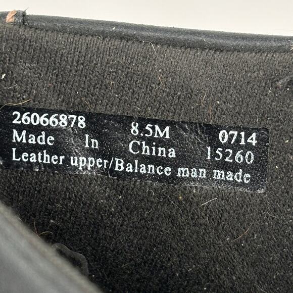 Clarks Bendables Ankle Boot Size 8.5 Black Leather Side Zip Block Heel Bootie - Picture 5 of 9